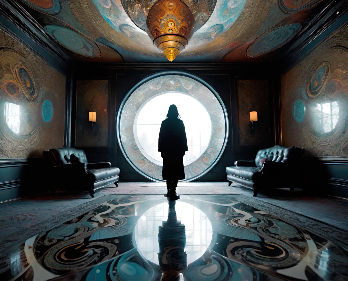 xalieri's tweet image. Houses of Night and Day, set 8. 2 of 3

#HouseofDay #InteriorDesign #LightingIssues #LessThan #CozyComfort #IComeHereForTheAmbience #WeirdArt #PsychologicalLandscape #ImSureItMustMeanSomething

#DarkArts #DigitalArt #AIAssistedArt #AIArt #WomboDream #StableDiffusion