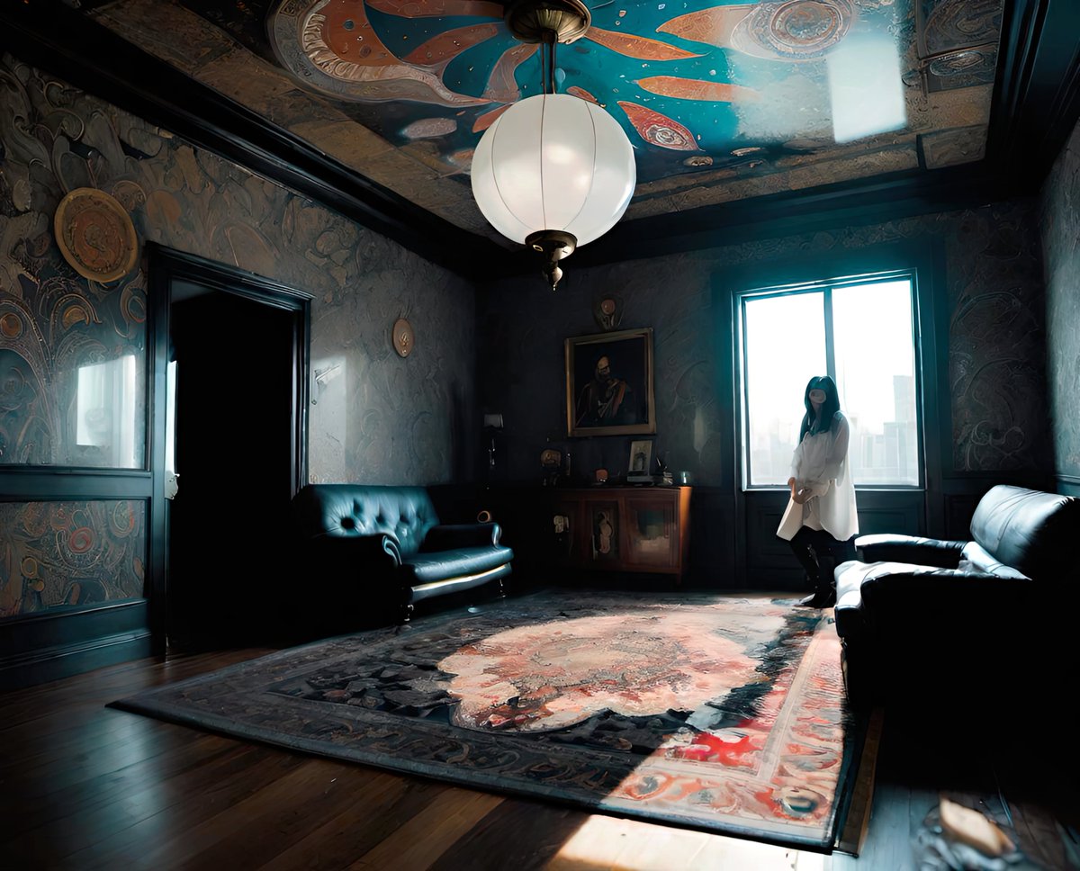 xalieri's tweet image. Houses of Night and Day, set 8. 2 of 3

#HouseofDay #InteriorDesign #LightingIssues #LessThan #CozyComfort #IComeHereForTheAmbience #WeirdArt #PsychologicalLandscape #ImSureItMustMeanSomething

#DarkArts #DigitalArt #AIAssistedArt #AIArt #WomboDream #StableDiffusion