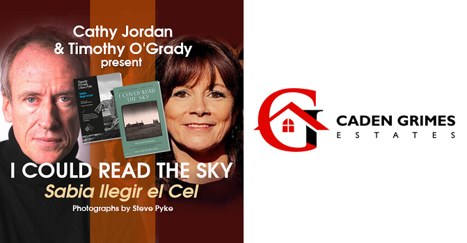 I Could Read the Sky - Sabia llegir el cel
Cathy Jordan &amp; Timothy O’Grady at The Irish Festival Sitges '24
26th Oct, 18.00h
Teatre Prado, €15
• Reader/Author: Timothy O'Grady
• Music: Cathy Jordan, Cormac de Barra, Tim Doyle and Felip Carbonell
• Photographs: Steve Pyke