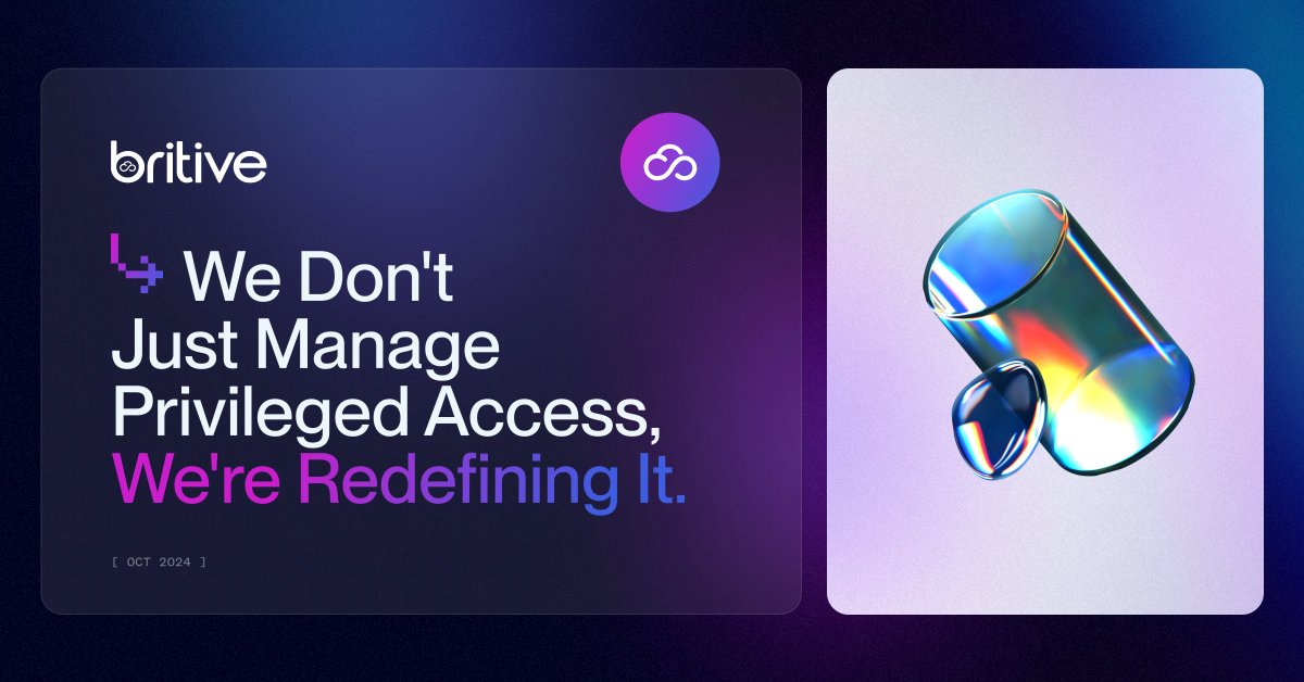 britive1's tweet image. Modern orgs have rapidly transformed with cloud adoption ☁️ #Britive&apos;s #CloudPAM platform balances speed &amp;amp; security for privileged access management, providing necessary access without the risks of privilege sprawl or static access: hubs.ly/Q02SX6xP0 #CyberSecurity