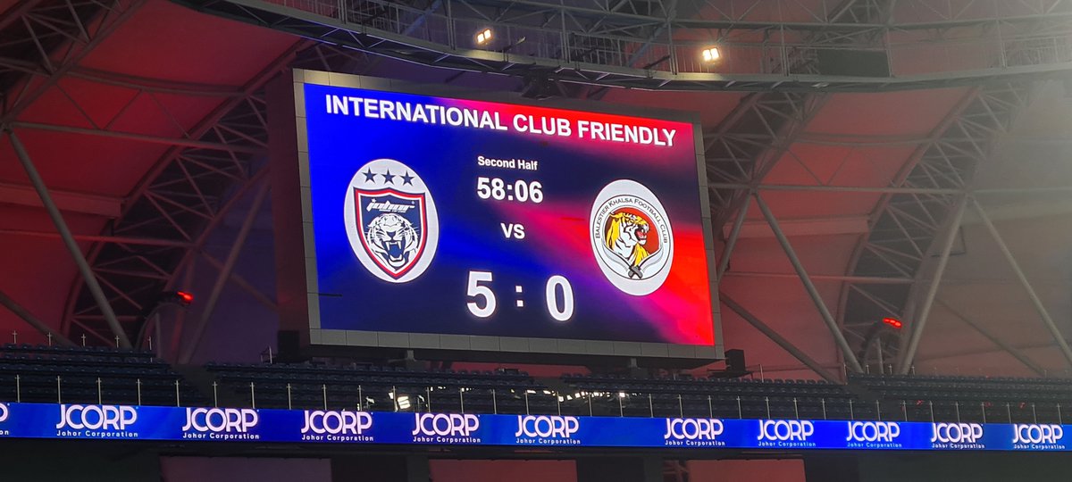 NorphGun's tweet image. Minit ke-58

JDT 5 - 0 Balestier Khalsa
#InternationalClubFriendly #JDTvBAL