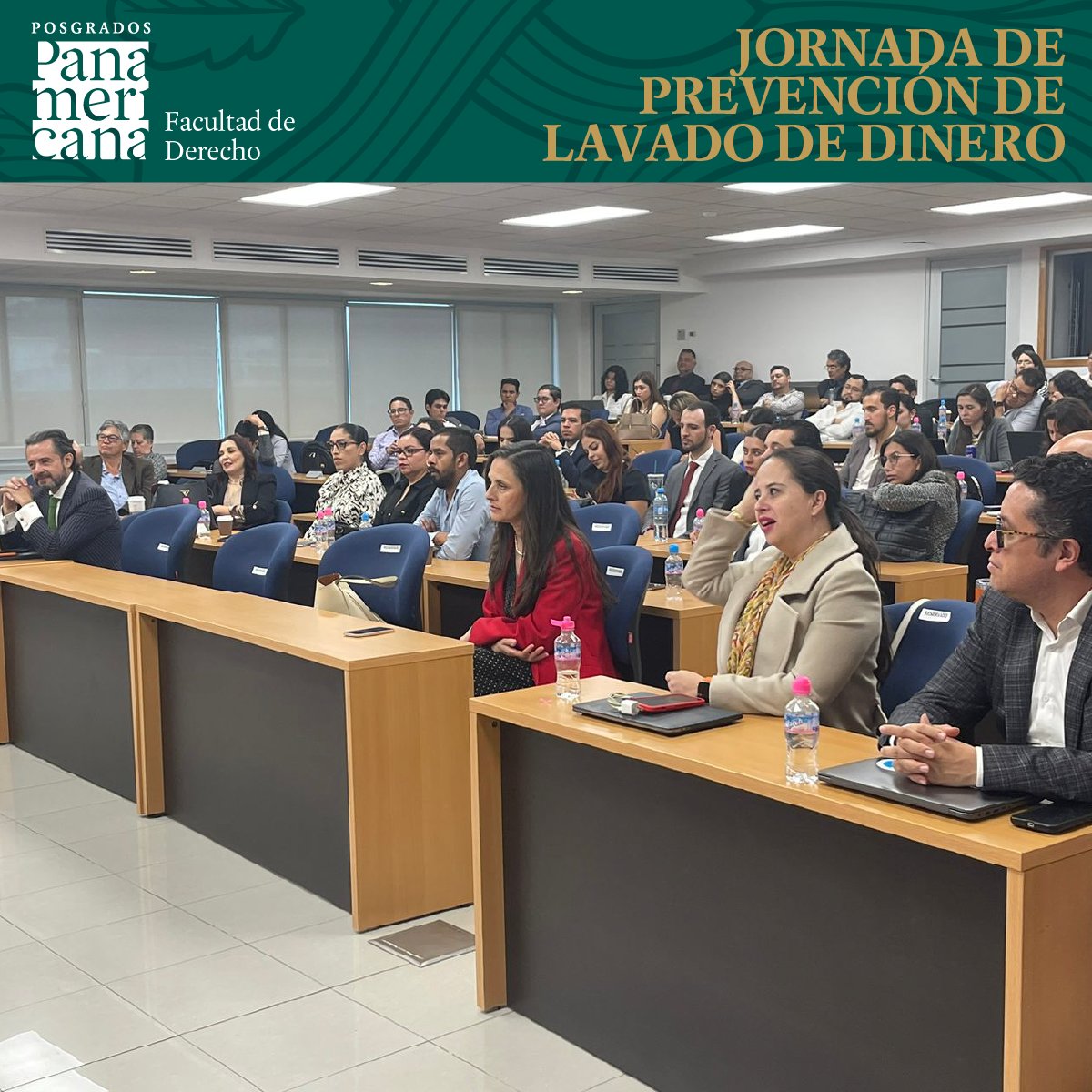 La Jornada de PLD organizada por la ANADE Jalisco, tuvo su sede en días recientes en nuestro Campus Guadalajara, habiendo tenido la Facultad de Derecho, el honor de fungir como anfitriona de la distinguida membresía de la Asociación, de su Consejo Directivo.