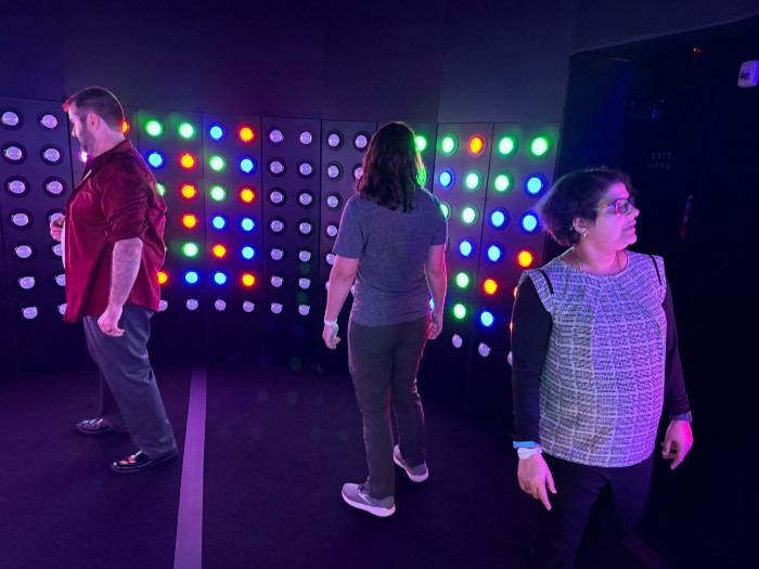 KURadonc's tweet photo. The fall resident retreat took place at Activate in Overland Park, where our Medical Physics and Radiation Oncology residents came together for a day of fun and team building.  #ResidentLife #MedicalPhysics #RadiationOncology #TeamBuilding #FallRetreat #OverlandPark #ActivateKC #KMachos