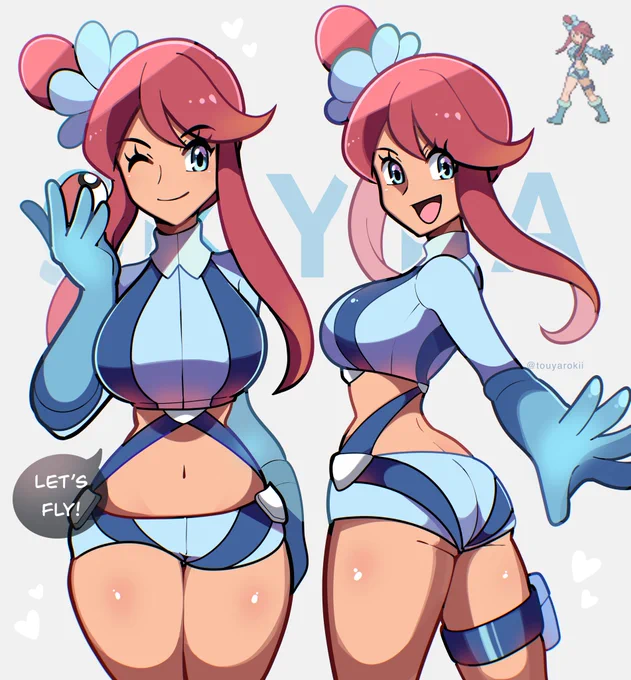 Skyla the Latina Pokemon queen  
