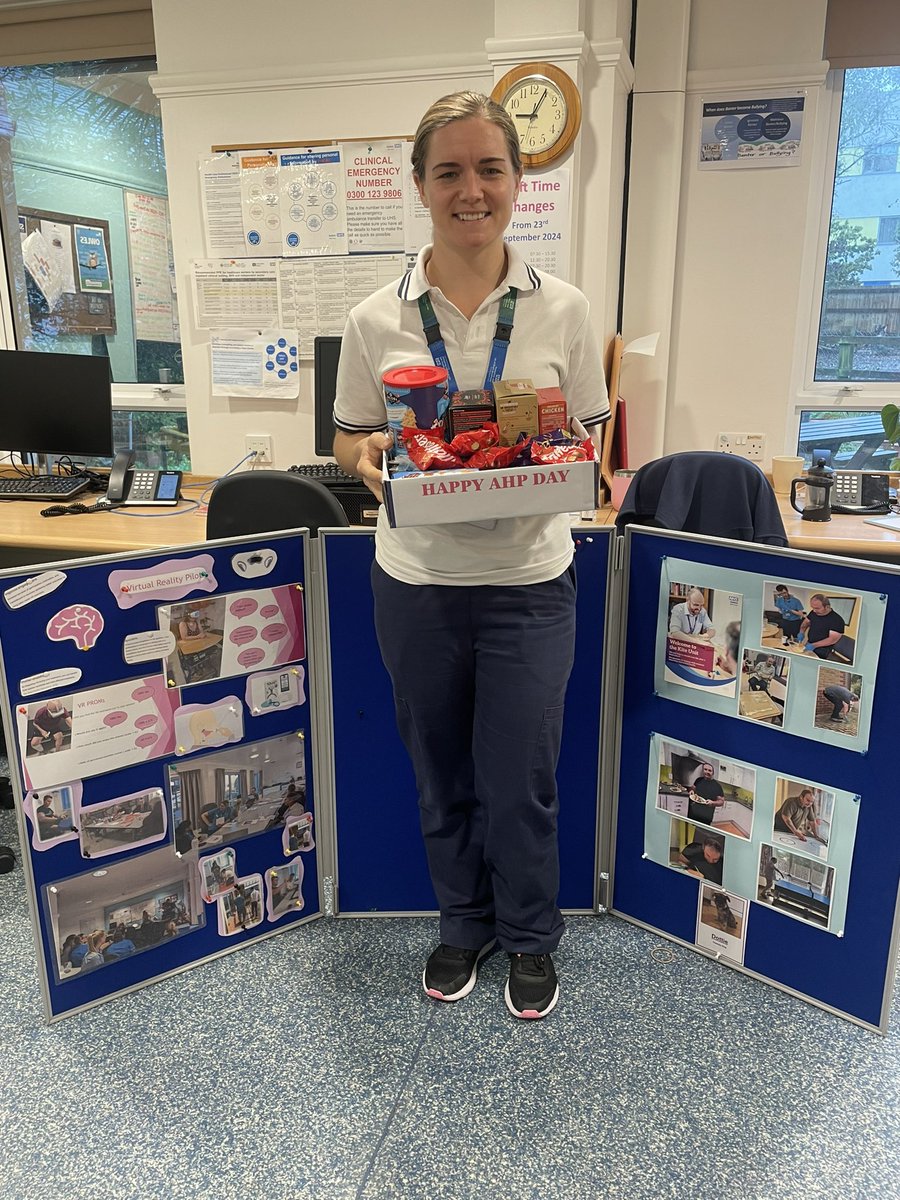 StoppardMaggie's tweet photo. Happy AHP day to all my wonderful AHP friends and colleagues. A special shout out to my AHP daughters. 
We took some time out to deliver a few thank you treats to our teams this morning. @AdultsSotonNHS  #AHPday2024 https://t.co/Vah9wtDhaU