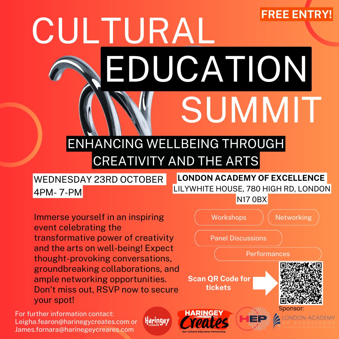 Book your tickets for the Cultural Education Summit 
Wednesday 23rd October 4pm - 7pm 
eventbrite.com/e/cultural-edu…