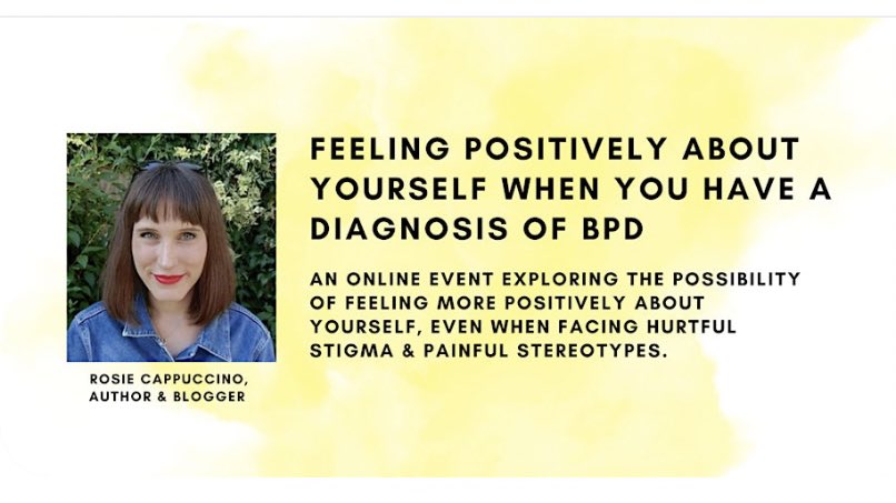 Feeling positively about yourself when you have a BPD diagnosis

Launching the first in my series of free online events.

eventbrite.co.uk/e/feeling-posi…