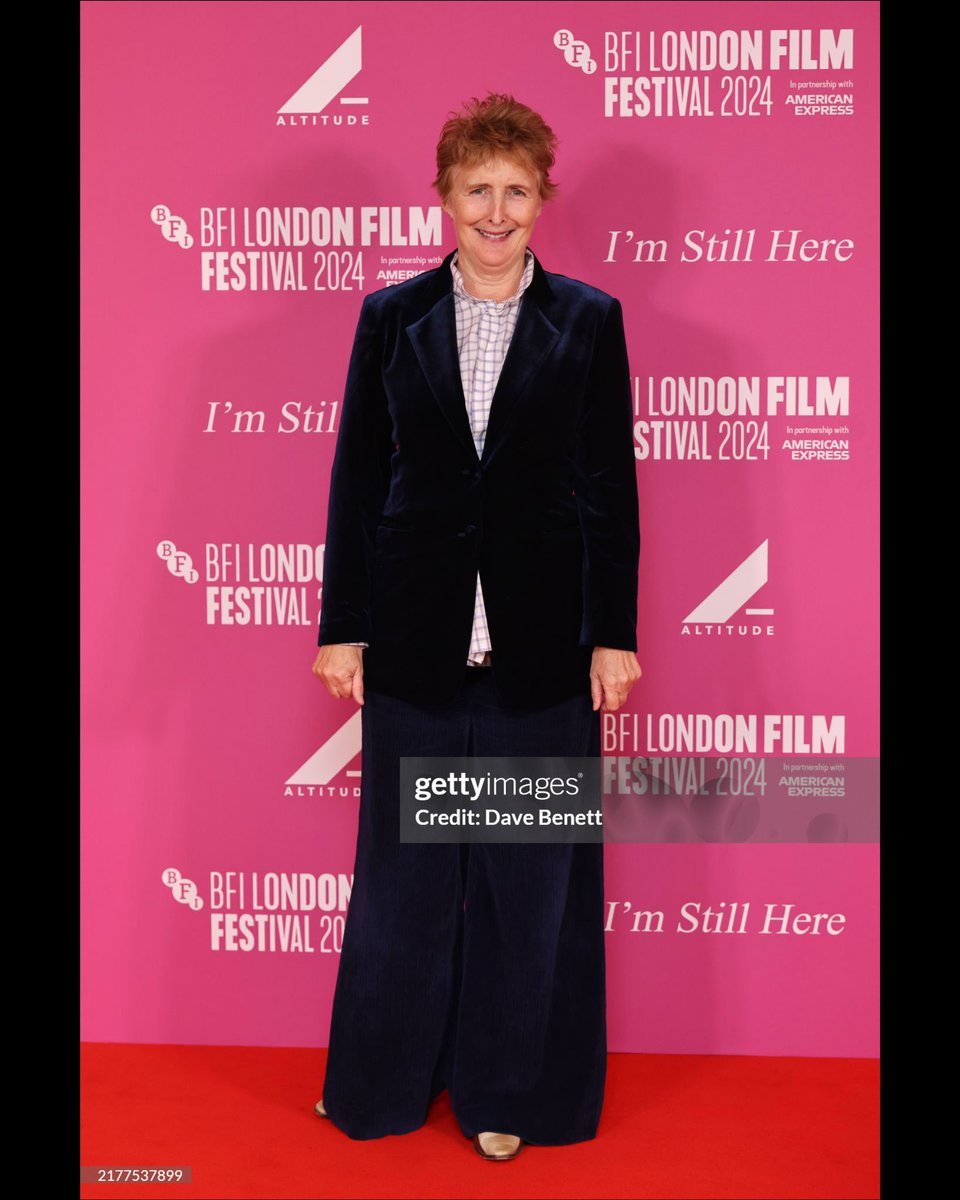 kefbgroup12's tweet image. Fiona Shaw attends &quot;I&apos;m Still Here&quot; special screening during the 68th BFI London Film Festival at The Royal Festival Hall on October 13, 2024 in London, England. (Photo by Lia Toby/Dave Benett Getty Images for BFI) #fionashaw
