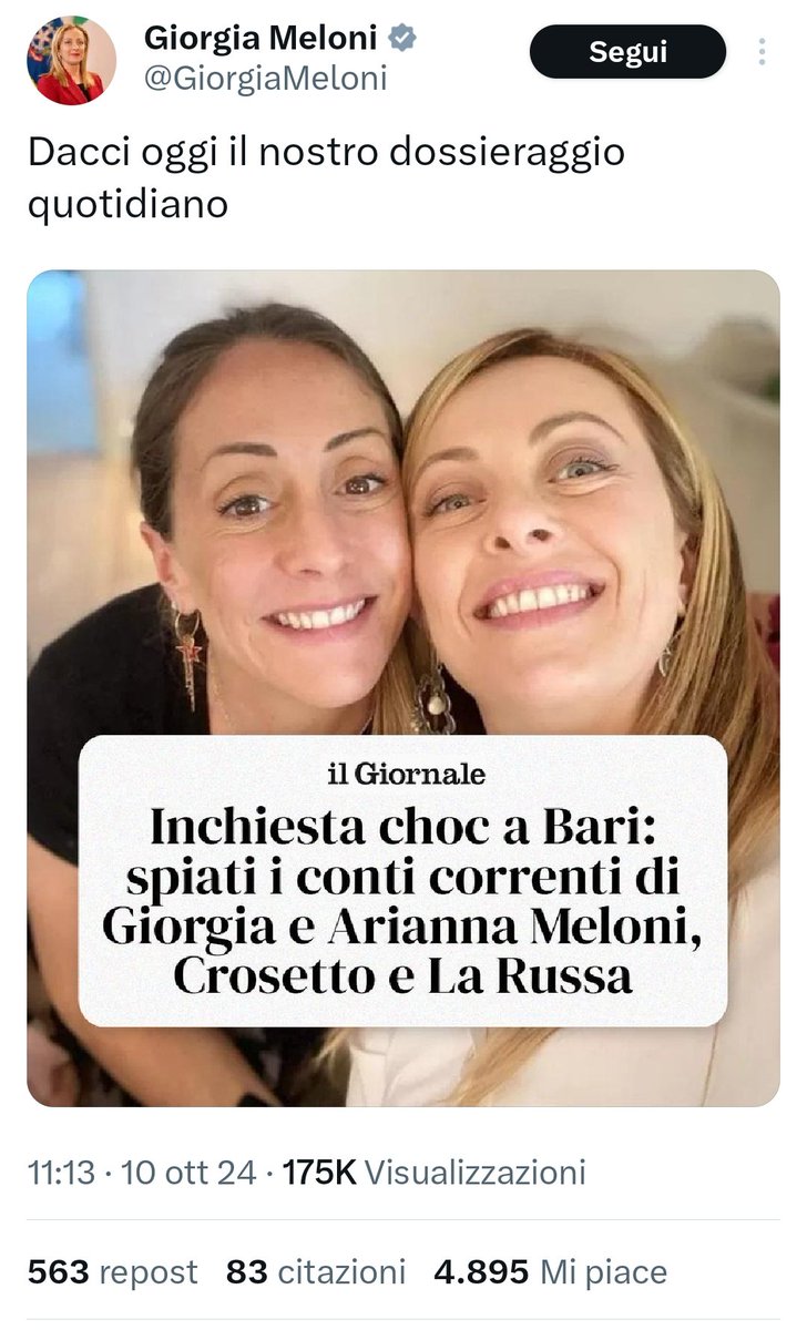 SabinaCusin's tweet image. #Coviello avrebbe effettuato 4 o 5 accessi sui conti correnti delle sorelle materassi.
#quartarepubblica 
#intesa #DossieRidicole 
#Chiagne_e_fotte #minkiatare