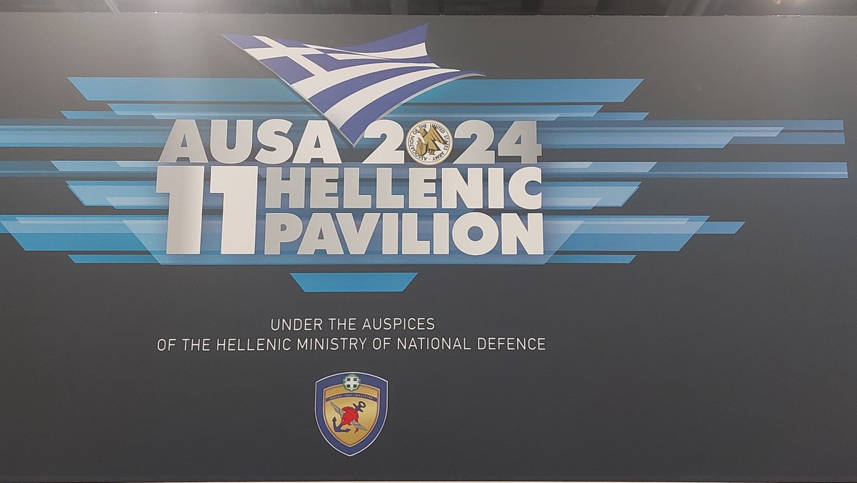 The Amb. of🇬🇷in the🇺🇸K. Nassika, the President of <a href="/AmChamGr/">AmCham Greece</a> N. Bakatselos, the President of #AUSA, GEN Robert B. Brown, the Deputy Chief of Staff,  Lieutenant General, A. Koronakis, and the CEO of Enterprise #Greece, M. Giannopoulos, inaugurated the Hellenic Pavilion at #AUSA2024