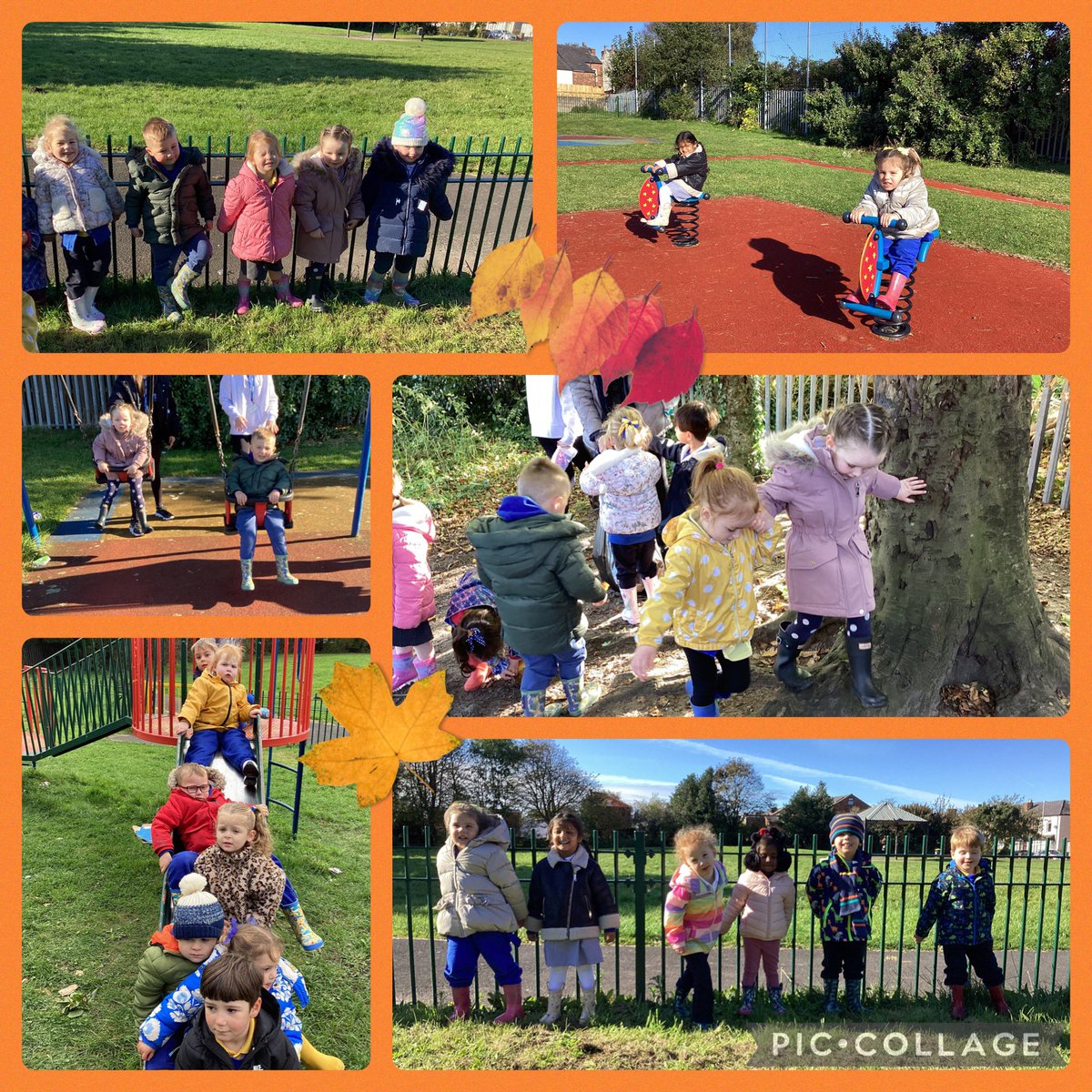 Nursery went on an autumn walk to the park 🍁🍂🍁🍂