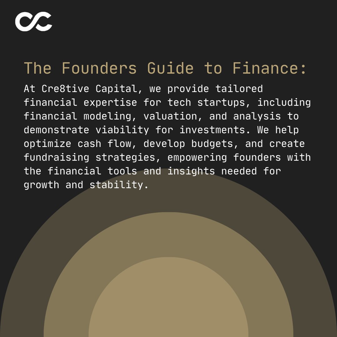 Cre8tiveCapital's tweet photo. Struggling to keep your finances in check? 💸 Let our expert financial planning and modeling services set your business on the path to success.📊 Visit https://t.co/AR4pDXsssi and sign up for a free consultation today! 💼✨ #FinancialSuccess #BusinessFinance #Cre8tiveCapital https://t.co/O7ighlMM3b