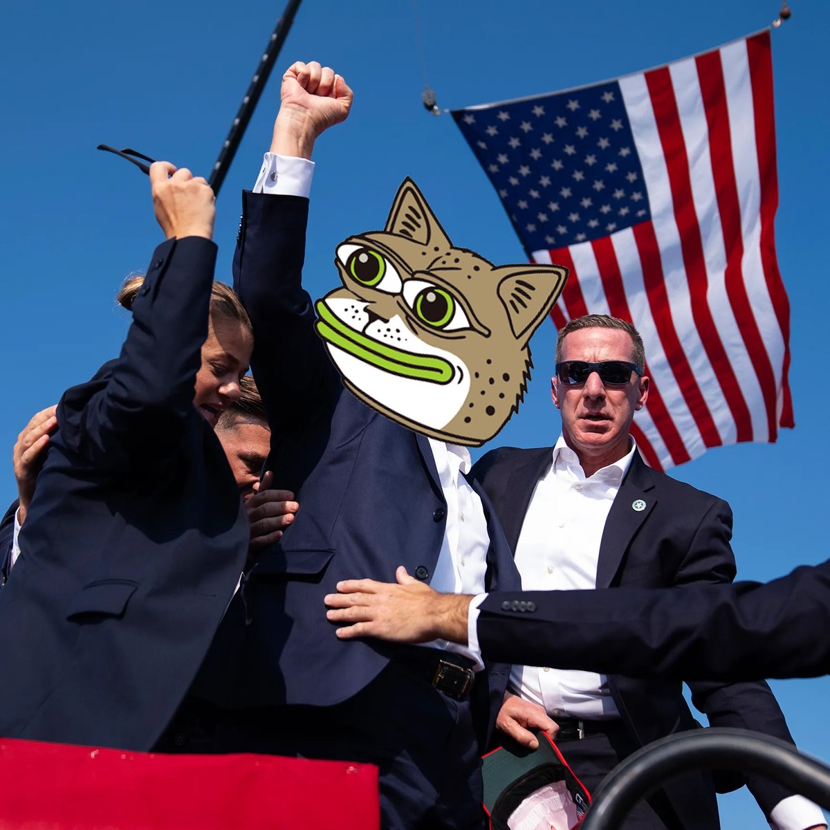Safety and stability for every American, whether on the streets or on the blockchain. 🐱 #LittleBobcat2024 #VoteCrypto #MemeCoinSeason