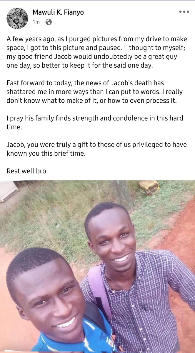Mawuli_K_Fianyo's tweet photo. RIP JAKE... https://t.co/7Jwa3IOWd1