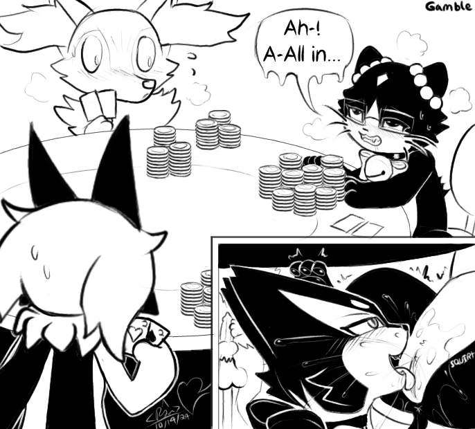 Rynring_nya's tweet photo. Day 14: Gamble.
they cant read my expression when my face is all screwed up in pleasure nyaaa~ https://t.co/zbJx9zE6SL