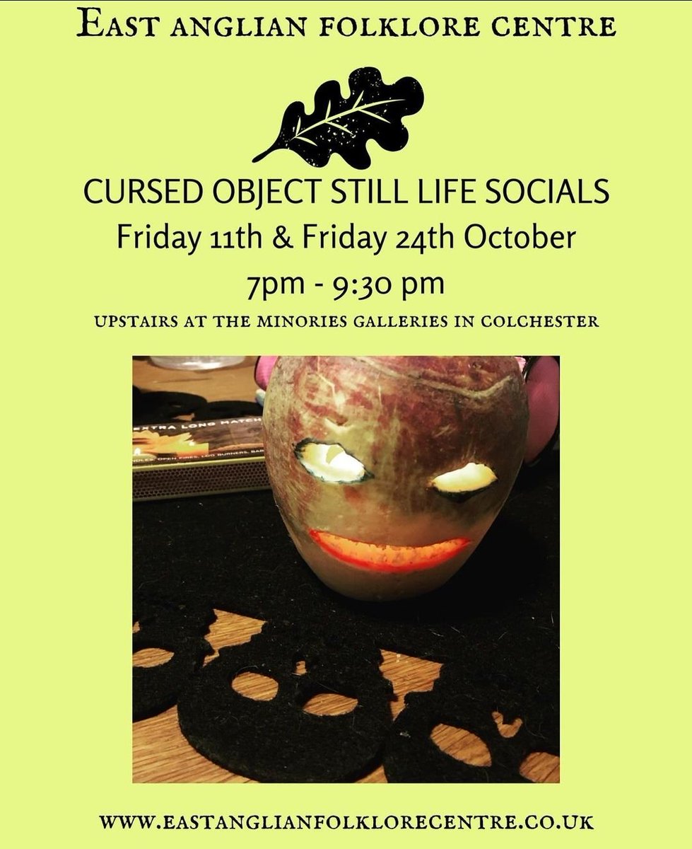 BethanJones9's tweet photo. NEWS!!!

The East Anglian Folklore Centre is open!!!

We have a reference library, exhibition, shop &amp; lots of events coming up.

Located on the 1st floor of the Minories, Colchester, Essex.

Open Thurs-Sun 10-4pm

https://t.co/uDGnGq4oTy

#Folklore #UncannyCommunity #essex https://t.co/VclrNoeAuZ
