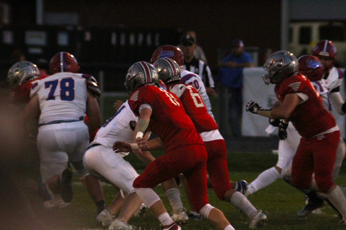 Forgot to post this from 2 Fridays ago.  Lost but had 5 tackles, 1 pass break up and 2 receptions for 20 yards
#11, # red jerseys