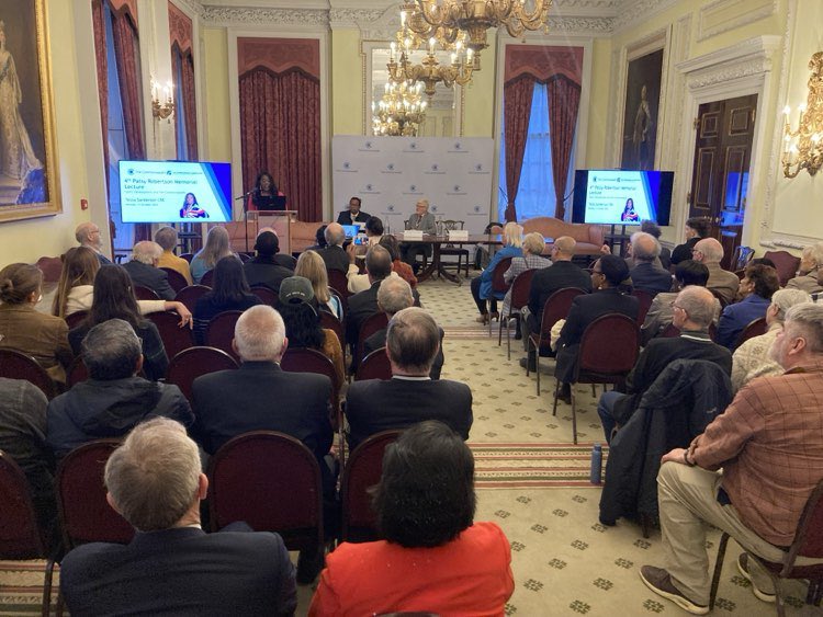 Patricia Scotland KC (@pscotlandcsg) on Twitter photo Delighted to introduce <a href="/tessasanderson/">Tessa Sanderson CBE</a> for 4th Patsy Robertson memorial lecture.
Tessa is a sports heroine of mine. She talked about how integral the #CommonwealthGames <a href="/thecgf/">Commonwealth Sport</a> @Commonwealthsec were to her stellar career & must be to future athletes around the world too. Delighted to introduce <a href="/tessasanderson/">Tessa Sanderson CBE</a> for 4th Patsy Robertson memorial lecture.
Tessa is a sports heroine of mine. She talked about how integral the #CommonwealthGames <a href="/thecgf/">Commonwealth Sport</a> @Commonwealthsec were to her stellar career & must be to future athletes around the world too.