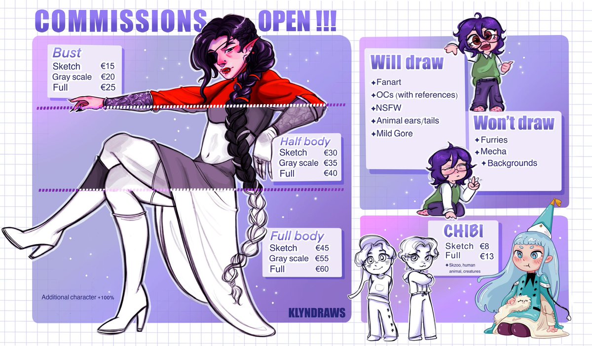 moniehon's tweet image. ‼️HEYHEY‼️

I have c0ms open and a few open slots at the moment!! 

Feel free to dm me if you’re interested or have any questions☺️

[rt are very much appreciated🌟]