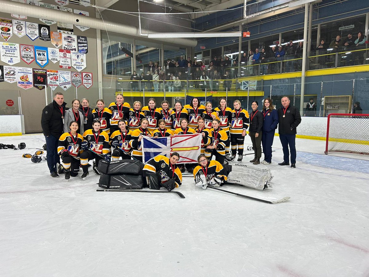 What a great bunch of young female athletes.They come from at least 12 different communities, they became friends, and came together to collect 2 wins, 1 tie and 2 losses and an exciting bronze medal winning game.  Thanks to <a href="/hockeynl1935/">Hockey NL</a> for another amazing coaching experience.