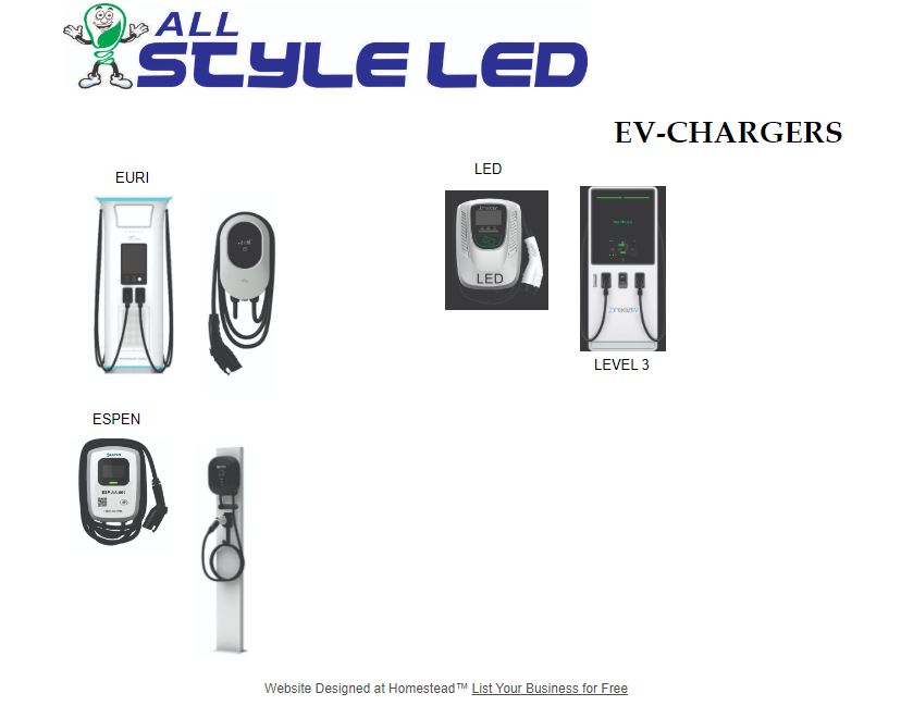 AllStyleLED's tweet image. EV CHARGERS SALE