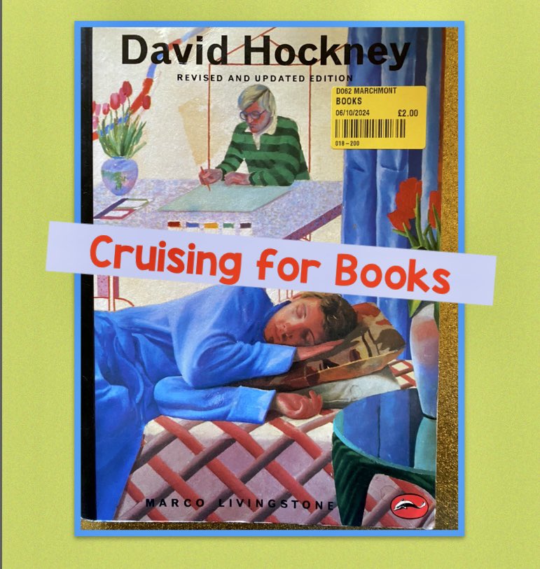 menacesof2019's tweet photo. Today’s queer books find at Save the Children, Marchmont Road, Edinburgh, almost as glossy as it was 36 years ago, and affordable at last. #readqueerbooks #gayart #gayartist #davidhockney #abiggersplash #charityshopfinds https://t.co/H3cWlufX5u