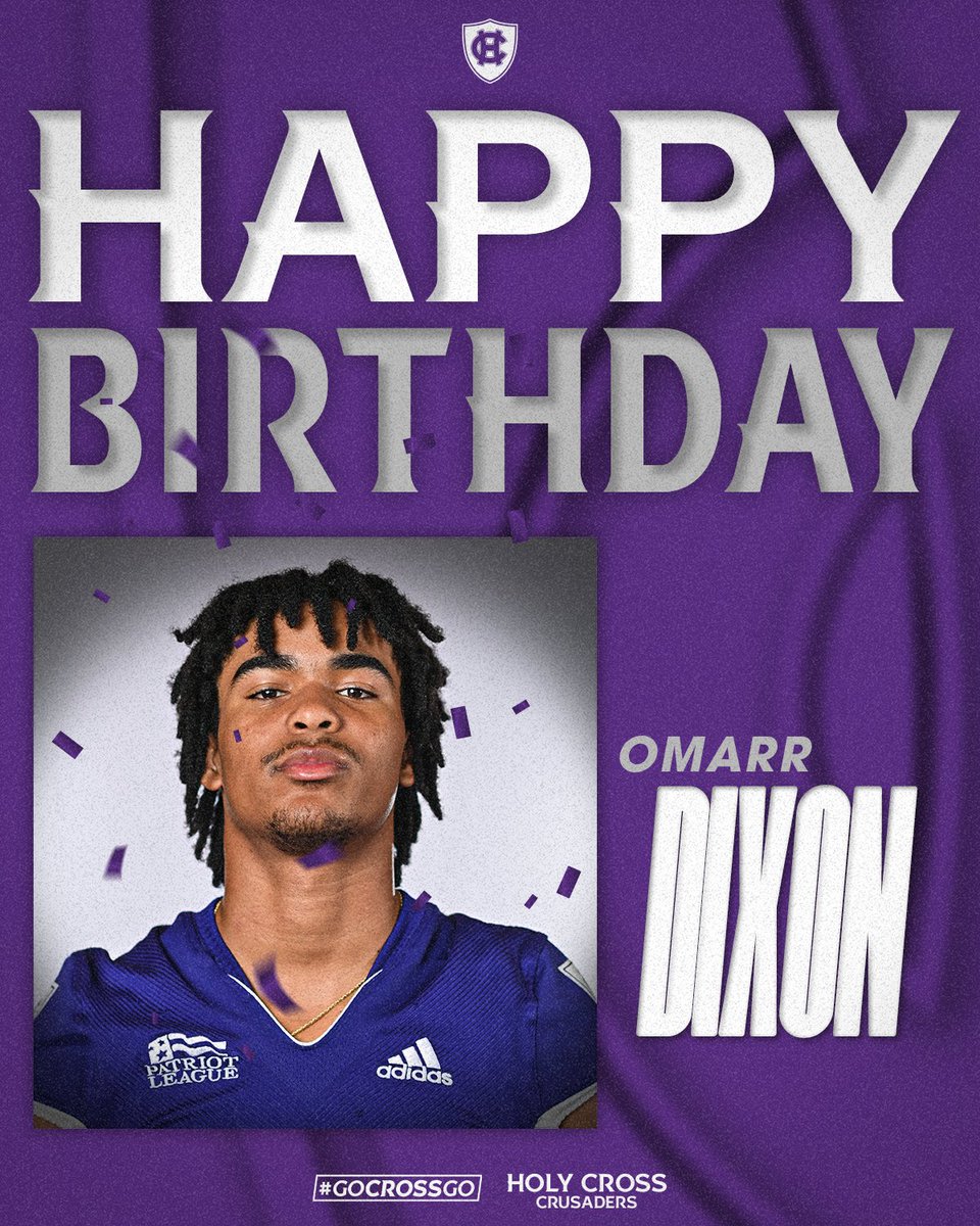 We're wishing <a href="/OmarrDixonOD/">Omarr Dixon</a> a happy birthday! 🥳

#GoCrossGo