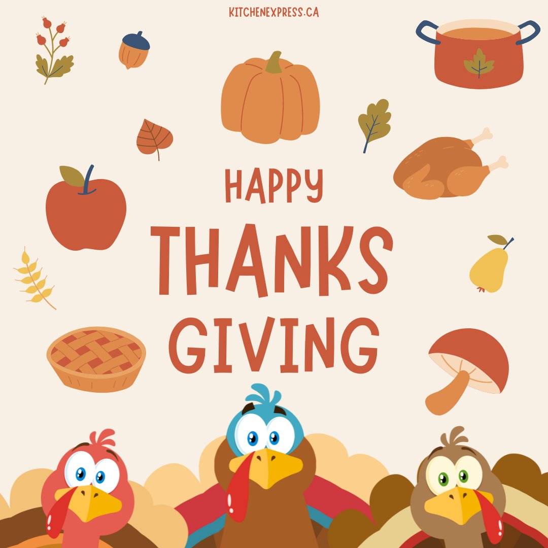 1KitchenExpress's tweet image. Wishing you a warm and wonderful Thanksgiving from the Kitchen Express family!  

May your kitchens be filled with love, laughter, and delicious meals today and always. 

#HappyThanksgiving #LangleyKitchens #SurreyKitchens #FamilyTime