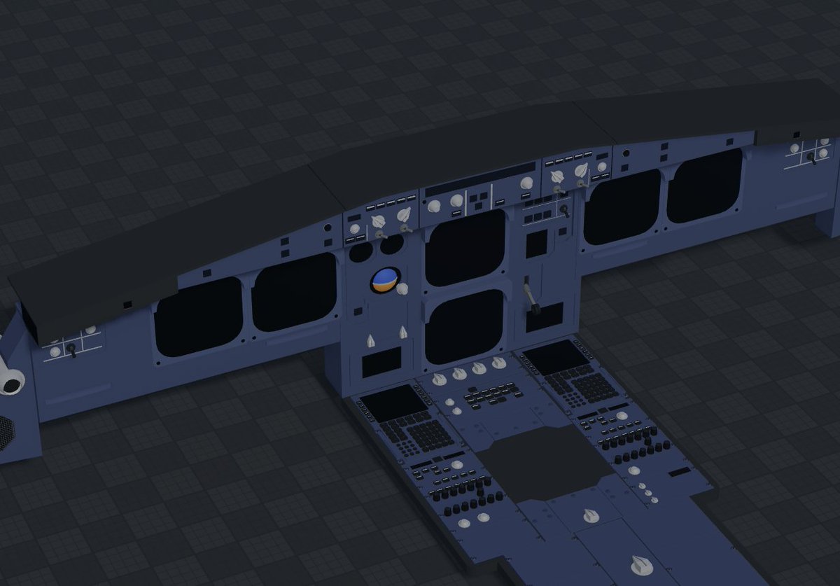 not looking forward to the throttle quadrant, but here's progress so far

#RobloxDev #ROBLOX