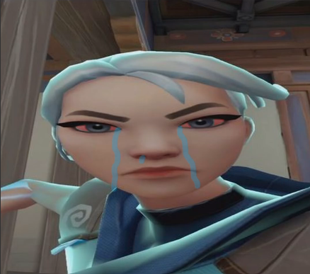 Xanimevisuals's tweet photo. POV: when your fav skin hits the store https://t.co/YYGoXHtok1