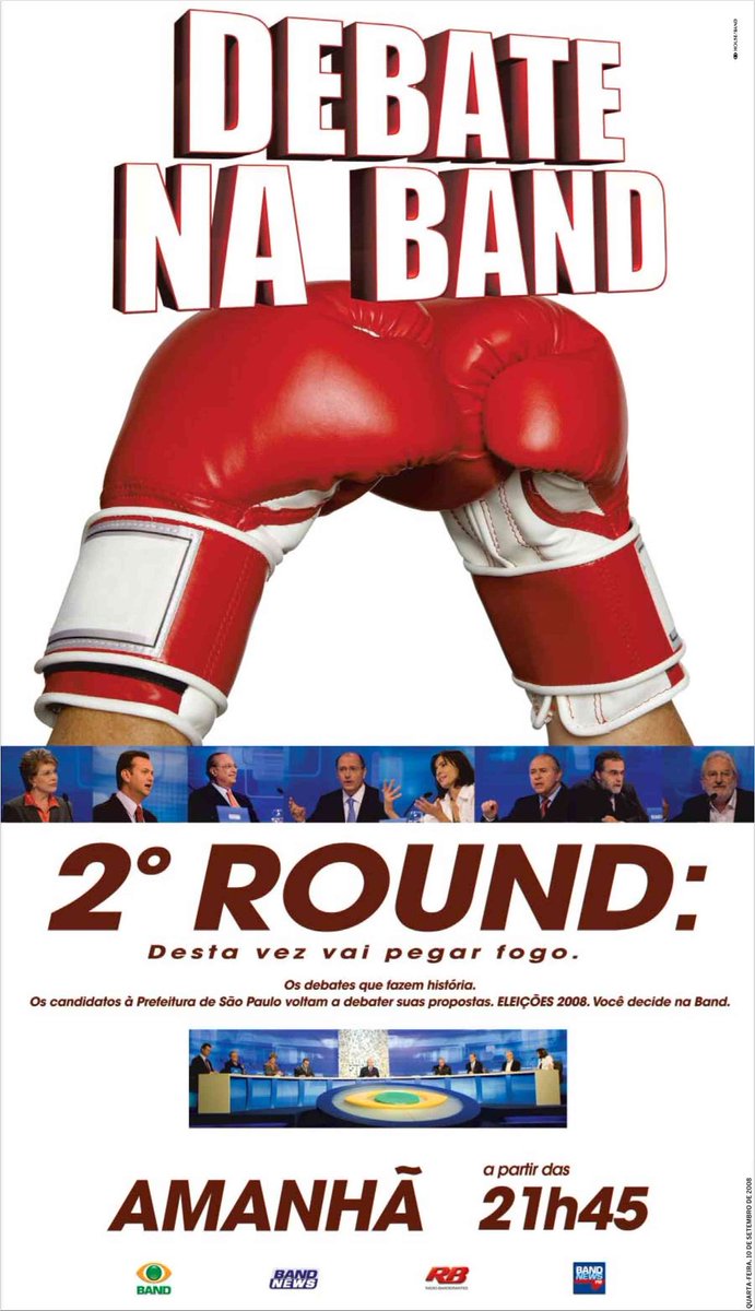 Debate: 2° Round - Band (2008)  🇧🇷

(📸 @.EstadaoAcervo)