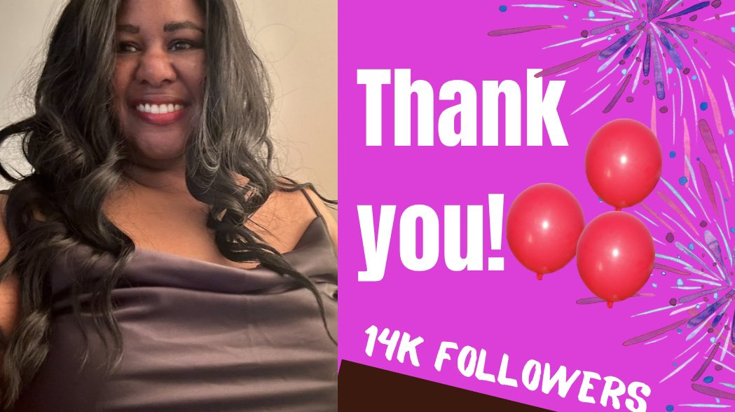 Thank you for 14,000 followers!! I appreciate your friendship and chatting with me! 😊

❤️❤️❤️❤️❤️❤️❤️😘😘😘😘😘😘

👋🏾Hi to all my new followers! You are in for a treat 😎
