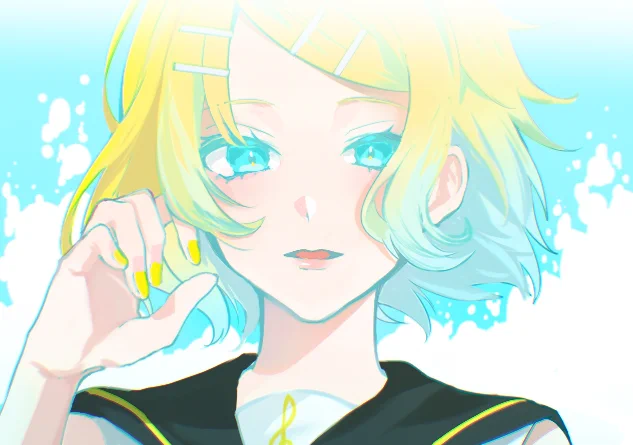 5億年前に描いたリンちゃんに加筆した 