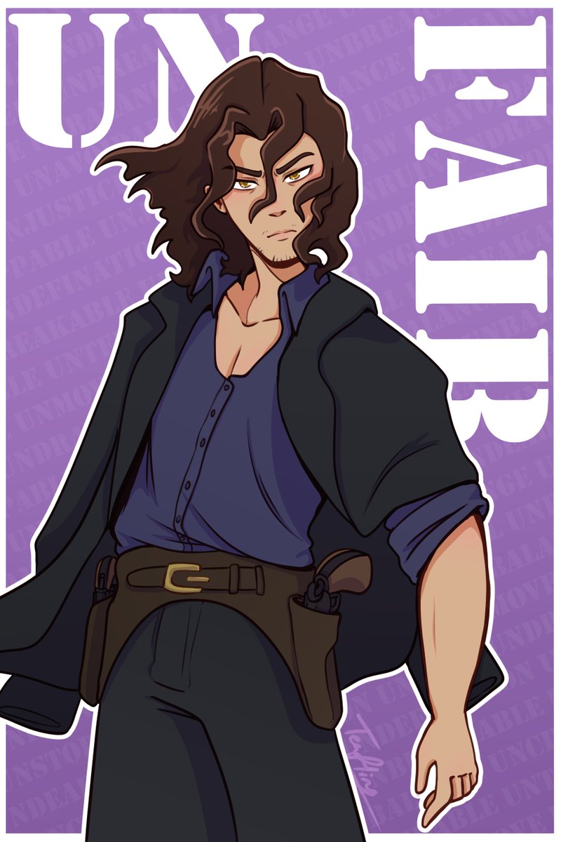 Teaflinglive's tweet image. Finally, I can post this! I love this only slightly Evil man! 
This Print will be available on Etsy, I'm also looking into making prints for other UU characters! #undeadunluck #billyalfred #uu