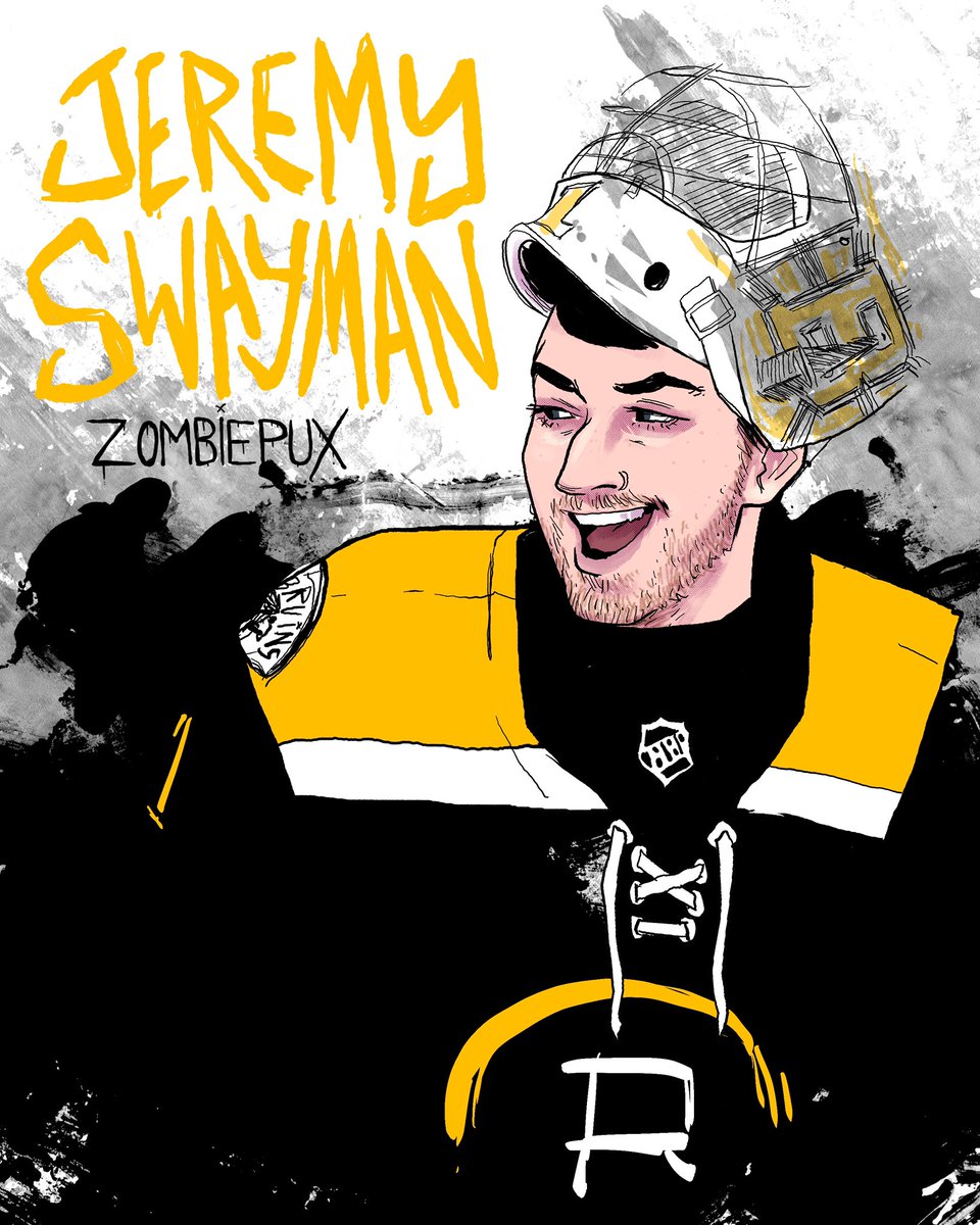 Took me so long BUT EIGHT MORE YEARS OF SWAY🥹🖤✨ <a href="/JeremySwayman/">Jeremy Swayman</a> #NHLBruins