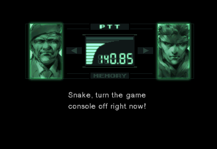MetalGear_QWC's tweet photo. MGS1 was beyond it's time, I swear https://t.co/whiOoxouPM