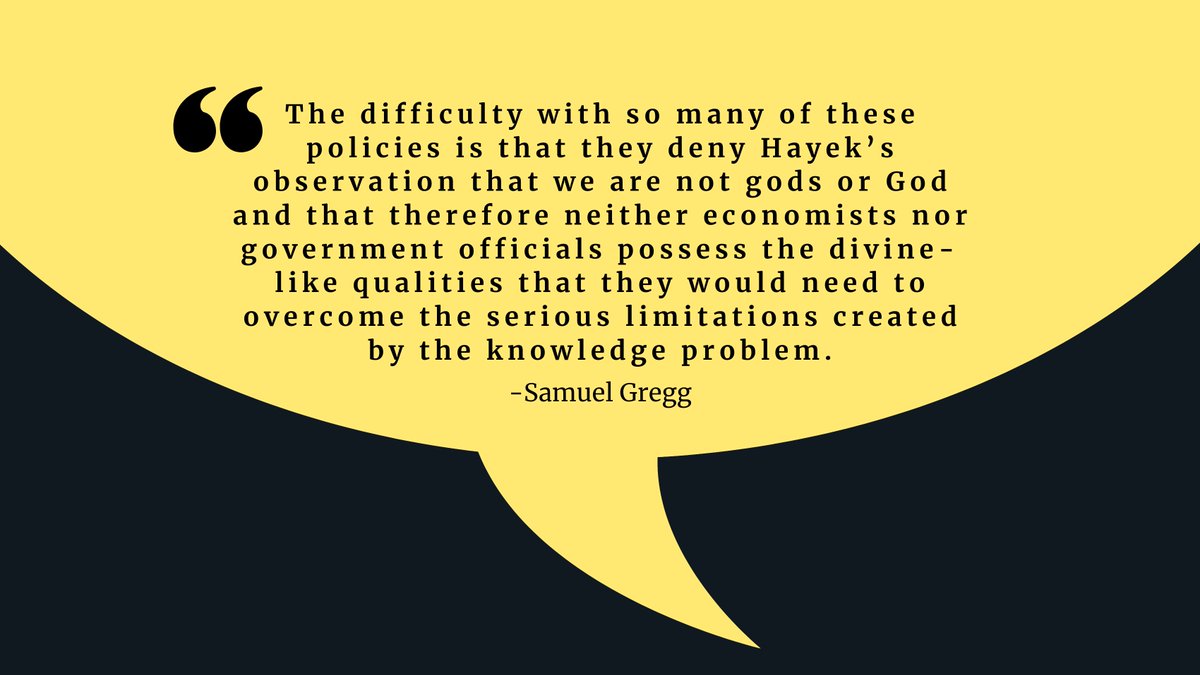 libertarianism's tweet image. Friedrich Hayek stressed the limits of our knowledge and the need for humility to understand the economy. 
Read more from Samuel Gregg’s “Knowledge’s Limits and a Nobel Economist’s Humility” at the link below.

#Libertarian #Libertarians #Libertarianism #Liberty #Freedom