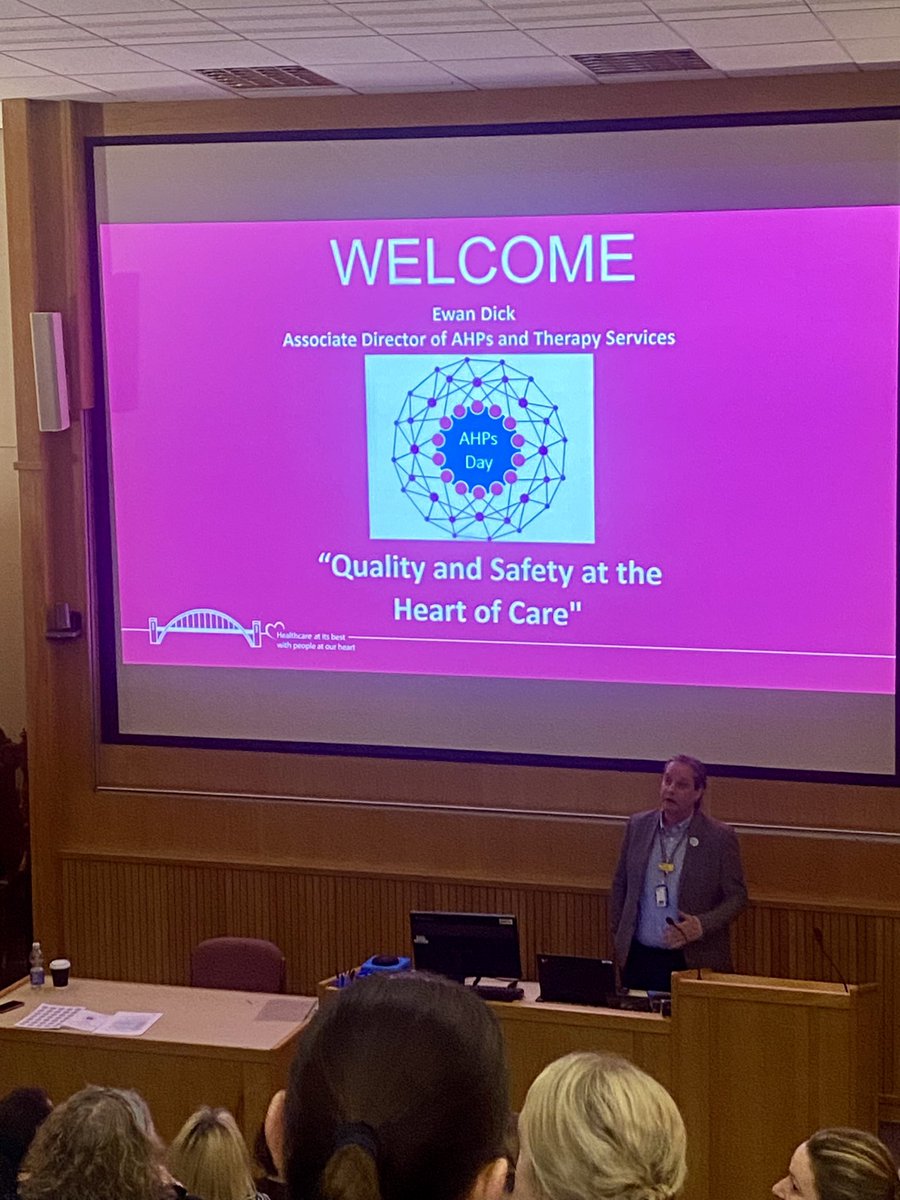 It was great to hear about some of the AHP development projects within the trust today. We especially enjoyed listening to past CF colleague <a href="/Lucia44535015/">Lucia</a> on the work she has been doing in her Fellowship role, championing AHP support workers 👏🏻 #AHPDay #AlliedHealthProfessionals