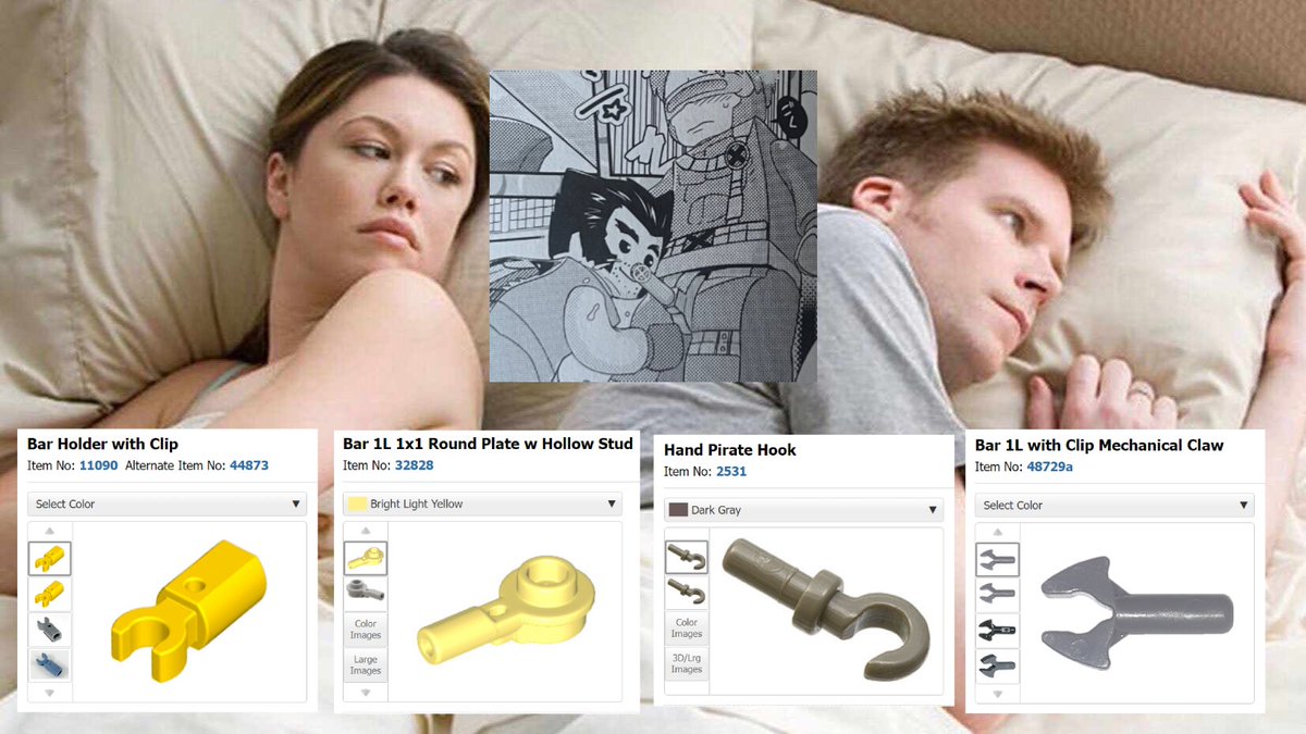 jaydotjayYT's tweet image. Her: He's probably thinking about other girls -.-

Me: Is yaoi manga Lego Cyclops' dick like the 11090 Bar Holder with Clip or is the Cycock more like the 32828 Bar 1L 1x1 Round Plate with Hollow Stud??
