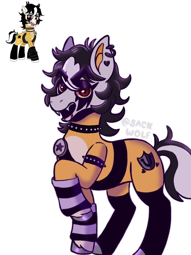 Sack_Wolf's tweet photo. Goth Hitch or whatever he is #mylittlepony #MLP #mlpg5 https://t.co/CzY9IIMDzZ