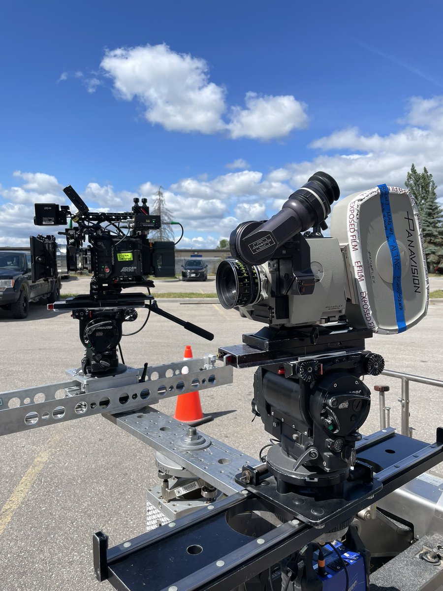 work on a horror movie with 35mm film with A24 on A Cam ✔️🖤🥲