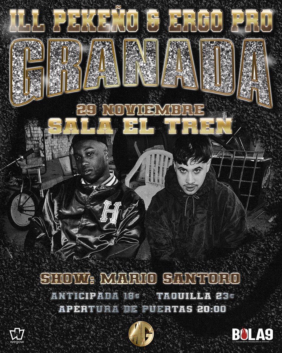 Mario Santoro (@mario_santoro_) on Twitter photo Que esta pasando Granada!!!!
29 de noviembre Sala Tren!!!
<a href="/Pekeuno1/">PEKEÑO, THE THIRD</a> <a href="/BOBBBY021/">DOLOREN€FECTIVO</a> Que esta pasando Granada!!!!
29 de noviembre Sala Tren!!!
<a href="/Pekeuno1/">PEKEÑO, THE THIRD</a> <a href="/BOBBBY021/">DOLOREN€FECTIVO</a>