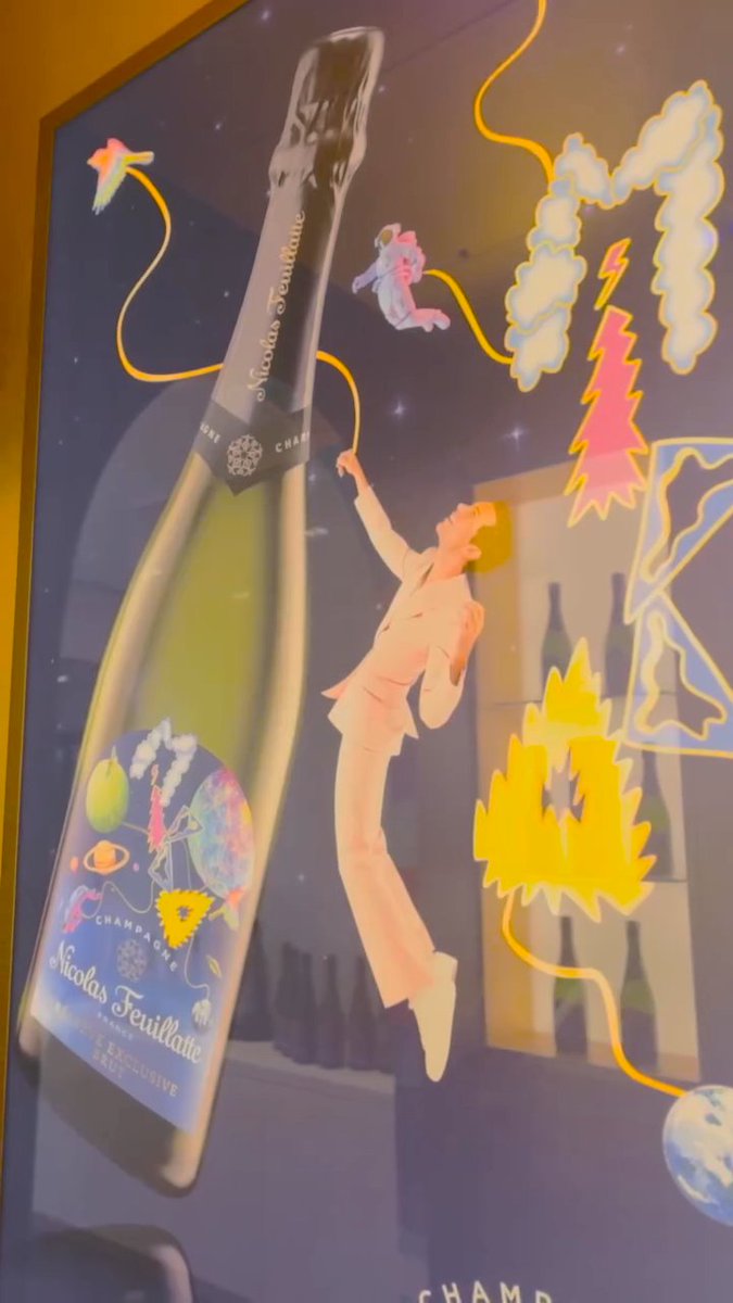 🍾#NicolasFeuillattexMika in Paris
#NicolasFeuillatte x <a href="/mikasounds/">MIKA</a> POSTER