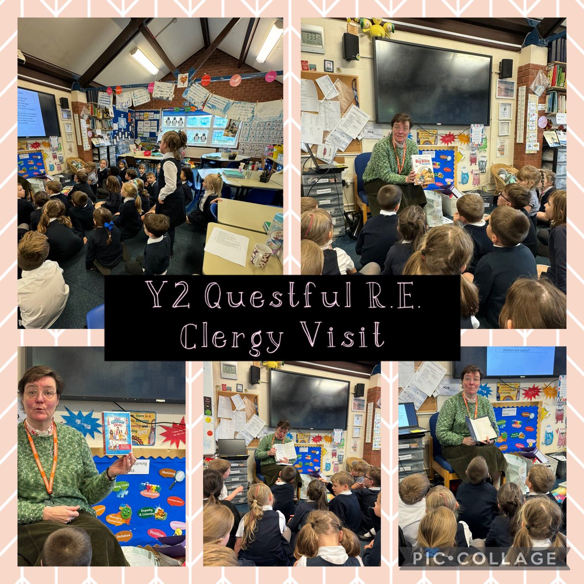 Dawpool Church of England Primary School (@dawpoolcofe) on Twitter photo Thanks to Rev. Jane for such a special visit sharing her special Bibles with Y2, her favourite Old and New Testament stories and how she uses the Bible in her daily life. <a href="/StBartsStChads/">Chad Bartholomew</a> #QuestfulRE 📚 Thanks to Rev. Jane for such a special visit sharing her special Bibles with Y2, her favourite Old and New Testament stories and how she uses the Bible in her daily life. <a href="/StBartsStChads/">Chad Bartholomew</a> #QuestfulRE 📚