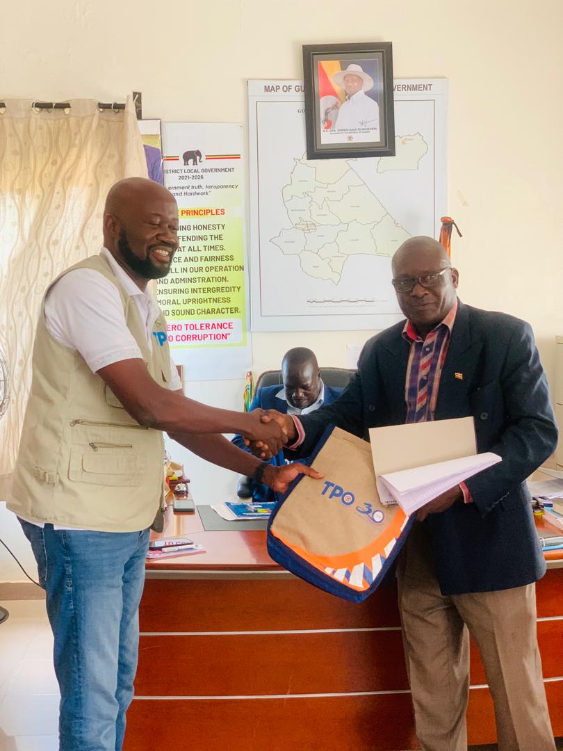 TpoUg's tweet photo. This week, @TpoUg Country Director #PeterOkwi is touring #NorthernUganda projects location, in line with the organization's stakeholder engagement drive. Stakeholder perspectives & feedback is aimed at informing better & evidence-based programming. #30YearsofTransforminglives https://t.co/qziG4OEpCV
