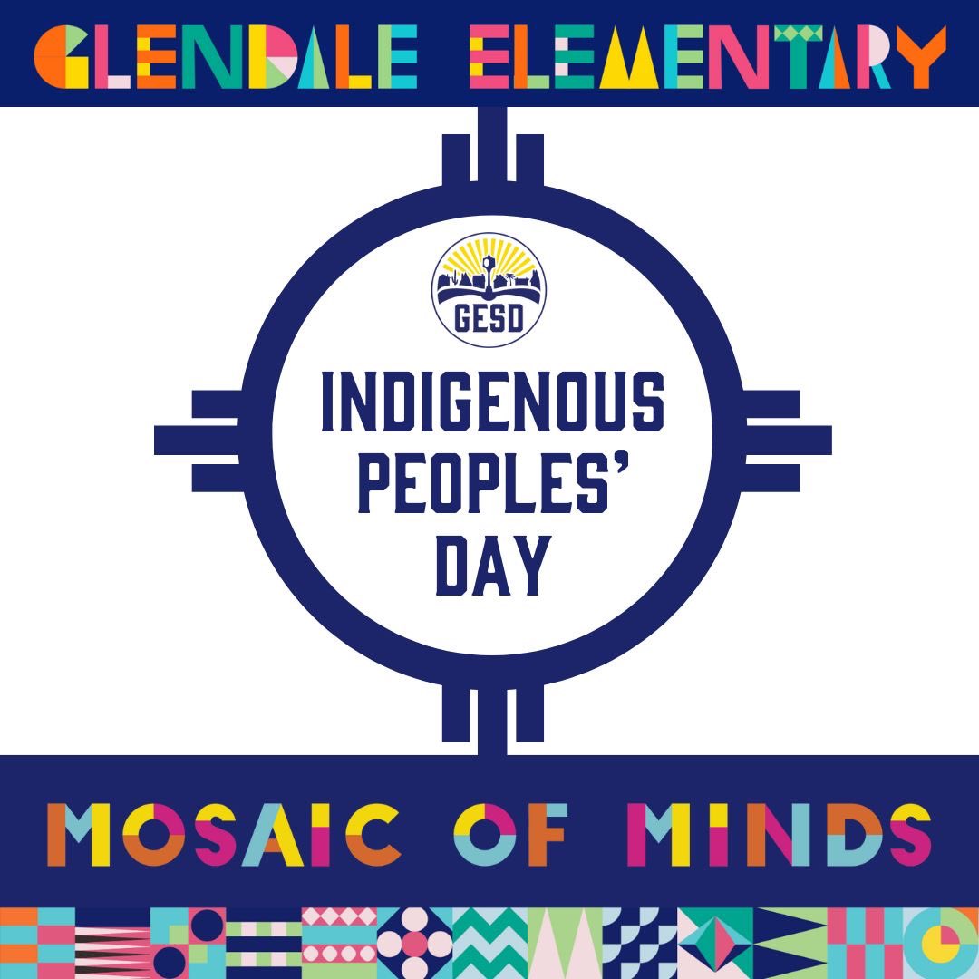 Cindy Segotta Jones (@segottajones) on Twitter photo On #IndigenousPeoplesDay, <a href="/GESD40/">Glendale Elementary School District</a> celebrates the rich diversity of our community and recognizes the history and enduring resilience of our Indigenous Peoples. We are grateful for your contributions to our local, state, and national communities. #MosaicOfMinds On #IndigenousPeoplesDay, <a href="/GESD40/">Glendale Elementary School District</a> celebrates the rich diversity of our community and recognizes the history and enduring resilience of our Indigenous Peoples. We are grateful for your contributions to our local, state, and national communities. #MosaicOfMinds