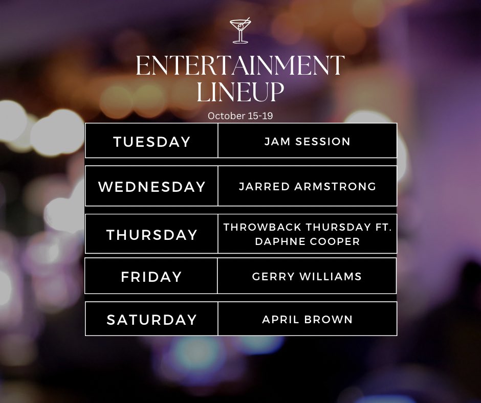 JazzTastings's tweet photo. We have a great week ahead! ✨ https://t.co/XNUMNWgQf6