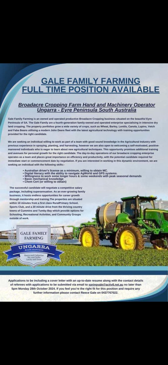 Looking for a scenery change or just simply a new challenge, then there's no better place than right here. Any retweets will be greatly appreciated 🍻