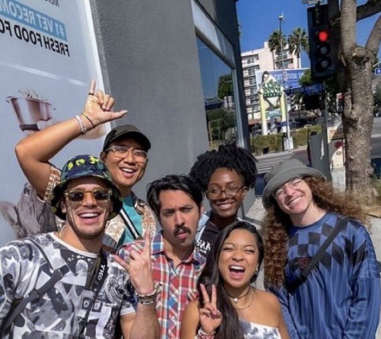 stinaknits's tweet image. They look like a 90's Real World cast 💜. #BB26