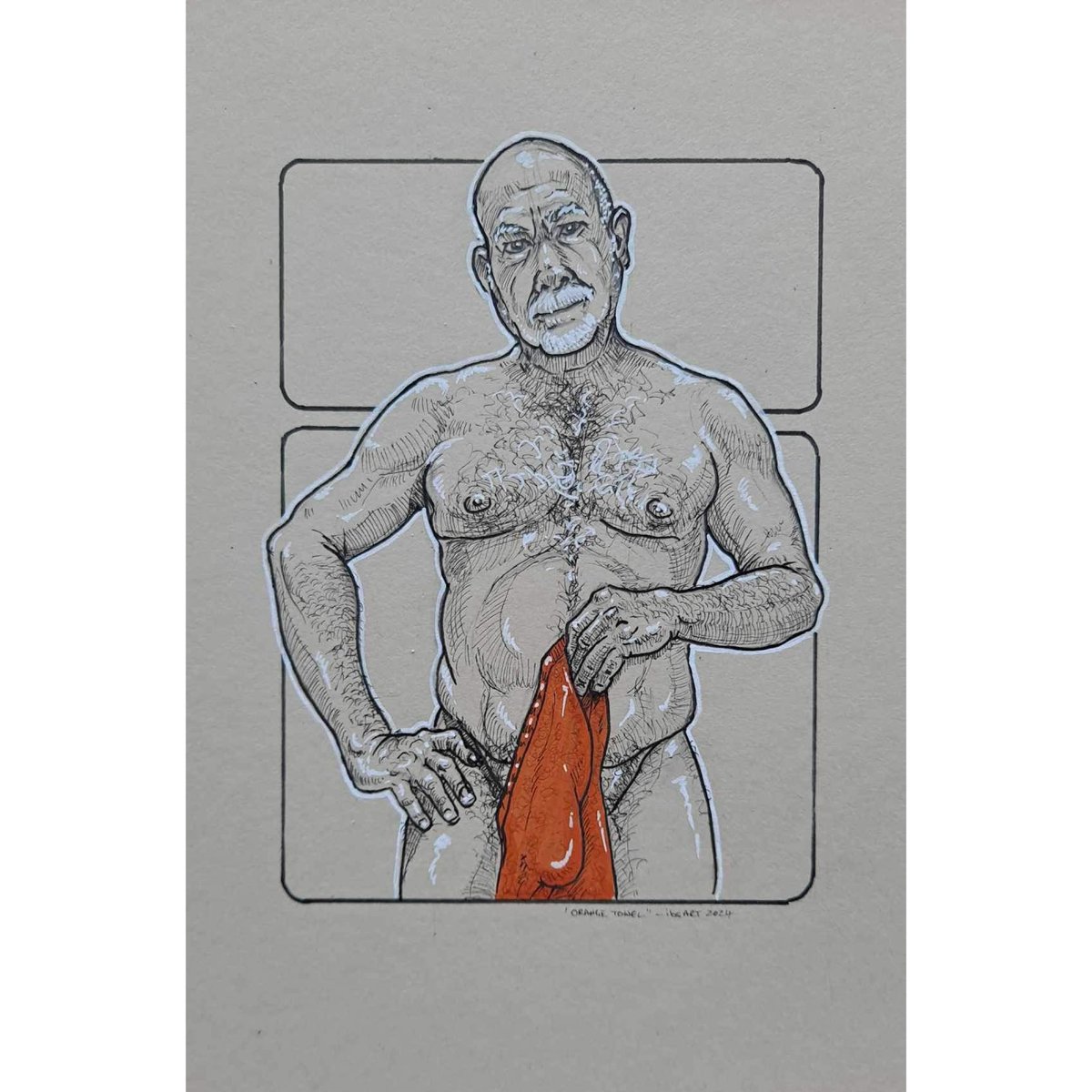 Newest drawing. Very discreet. Very demure.